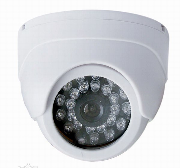深圳寫字樓常用監(jiān)控紅外半球攝像頭